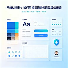 资阳建站-网站UI设计：如何用视觉语言传递品牌信任感